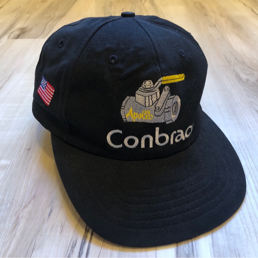 Vintage Conbraco Apollo Valve USA Made Strapback Hat Cap Pro-25 Embroidered